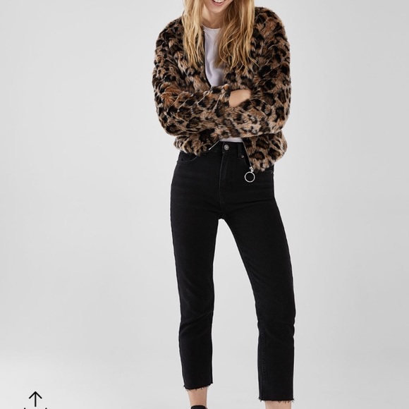 ASOS Jackets & Blazers - NWT Leopard faux fur jacket